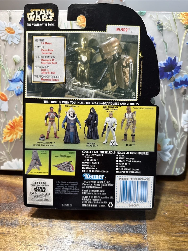 Figura de acción Star Wars EV-9D9 Power of the Force 3,75" 1997 Hasbro POTF2 Foto 2 de 2