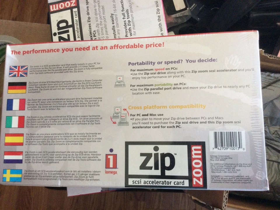Zip Zoom SCSI Accelerator Card / PC Windows New NIB - Image 3 of 3