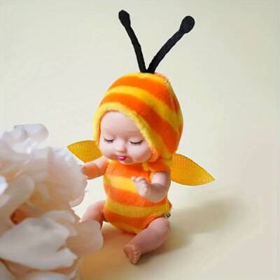 Orange Bee Outfit - Mini Puppe | 10,92 cm entzückendes Sammler Spielzeug