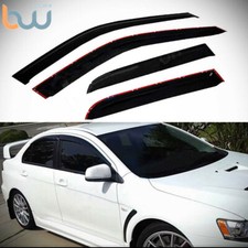 Fit For Mitsubishi Lancer 2008 2009 2010-2017 Window Visors Rain Sun Guards 4pcs