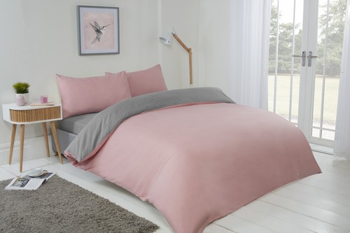 Duvet Set Reversible Soft Quilt Cover with Pillow Cases - Lyla - Picture 15 of 38