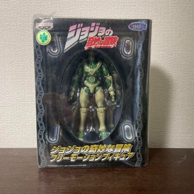 ソフビ製ともだち初号機(Hierophant Green Prototype) Japan Anime JOJO'S BIZARRE ADVENTURE Free motion figure Hierophant