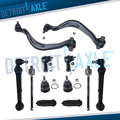 Front Lower Control Arms w/ Ball Joints Inner & Outer Tie Rods for 94-98 Galant