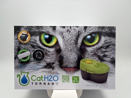 Cat H2O Tornado Water Fountain, 2L, Swirling Water Motion, FilteredWaterFountain - Picture 18 of 23