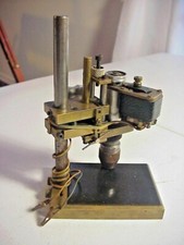 ALBREGHT Antique BATTERY DC MOTOR JEWELER'S DRILL PRESS - Very Rare