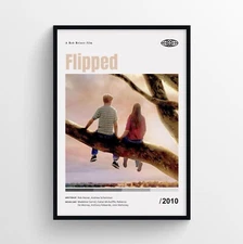 Flipped Movie Poster Print, Wall Art - Unframed