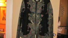 Coldwater Creek / Black /Patterned Wool Blend Blazer -Jacket / Size L