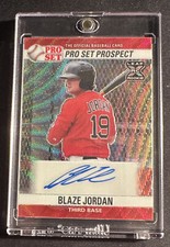 2021 Leaf Pro Set Metal 1990 Base Auto Red Wave Blaze Jordan #PS0-BJ1 Auto