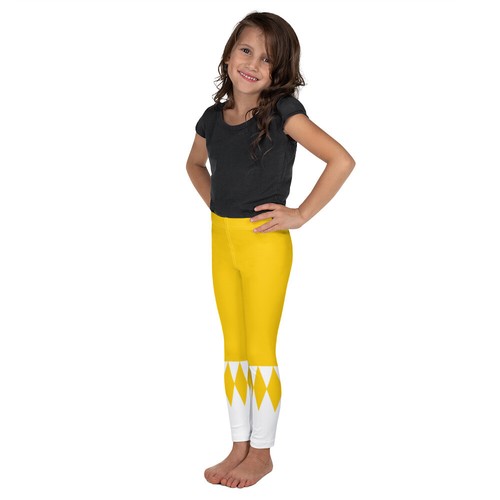 Fighter Yellow Halloween Costume Leggings Childs Pants Holiday Kids Clothing - Picture 6 of 21