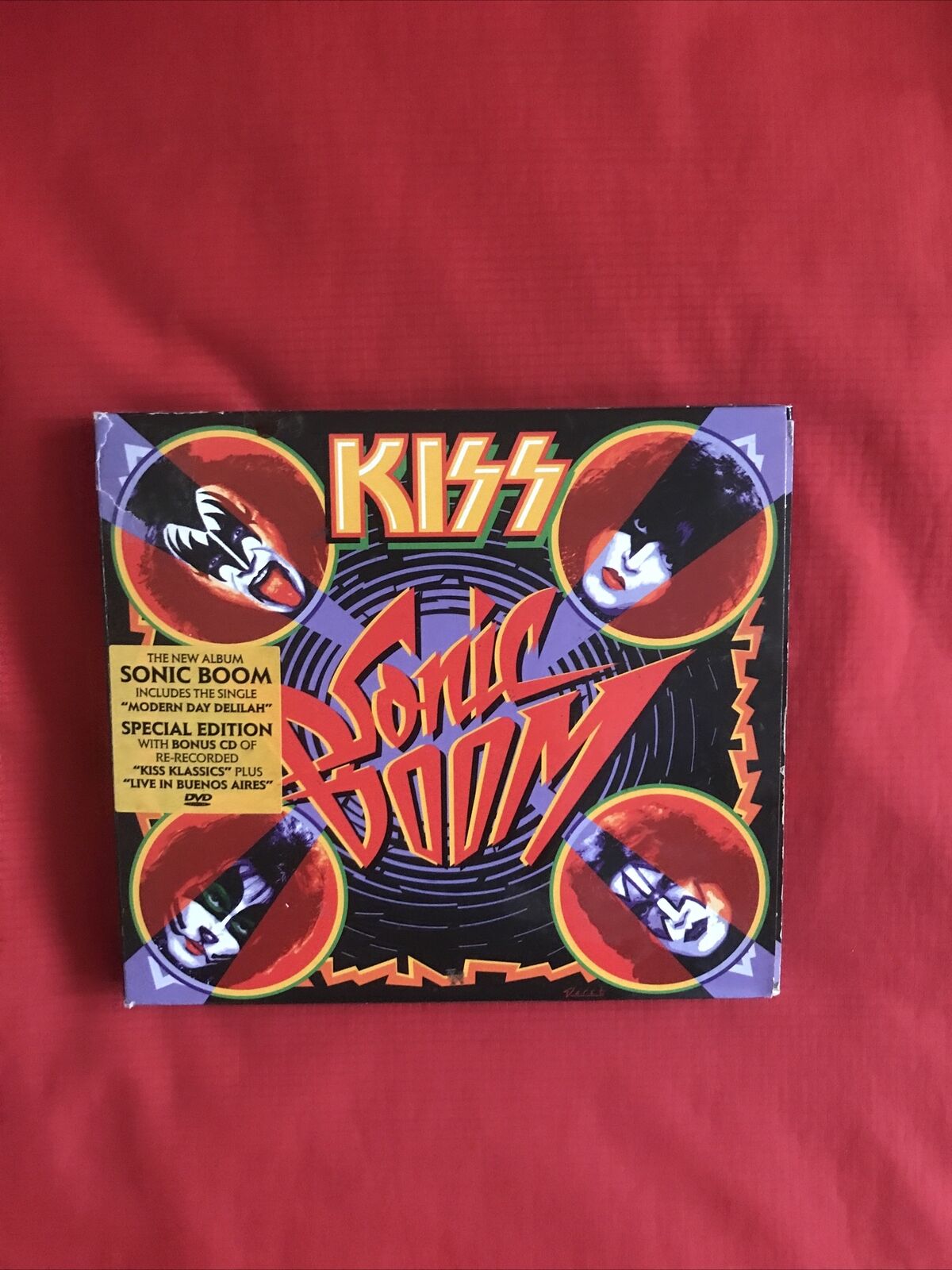 Kiss : Sonic Boom (DVD ONLY) LIVE In Buenos Aries.  DVD ONLY  DVD ONLY