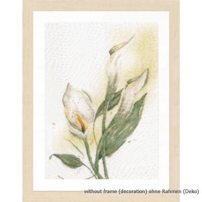 Lanarte Kreuzstichset Calla, Zählmuster