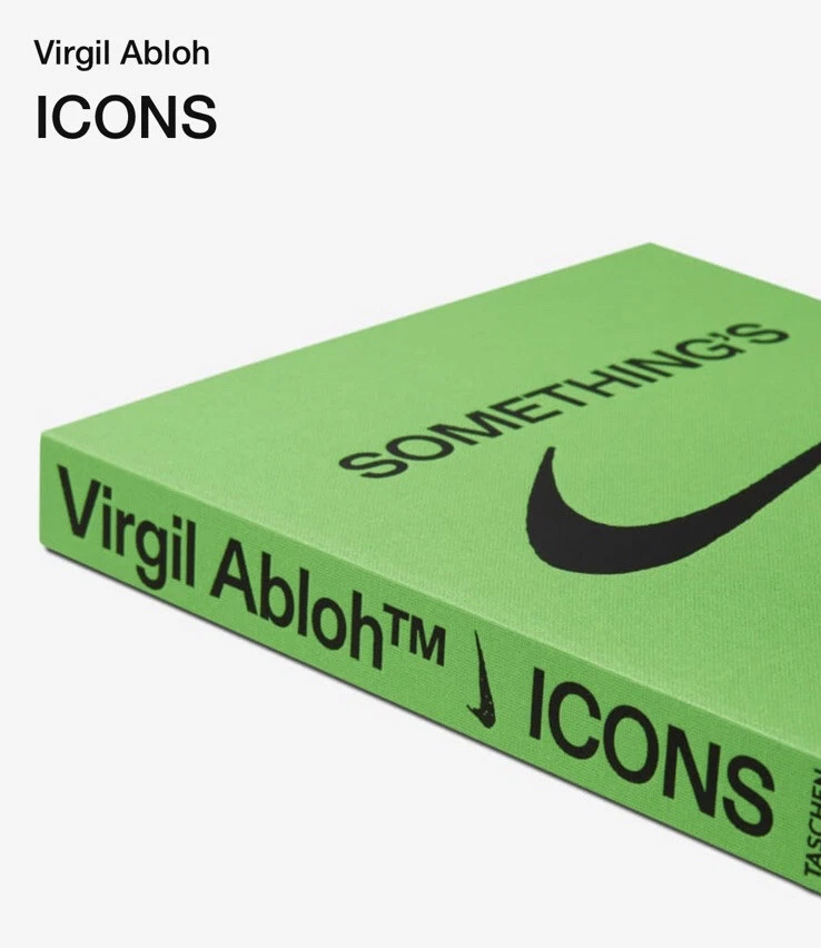 New Virgil Abloh x Nike ICONS Something's Off Book Taschen Off-White The  Ten DIY 9783836585095