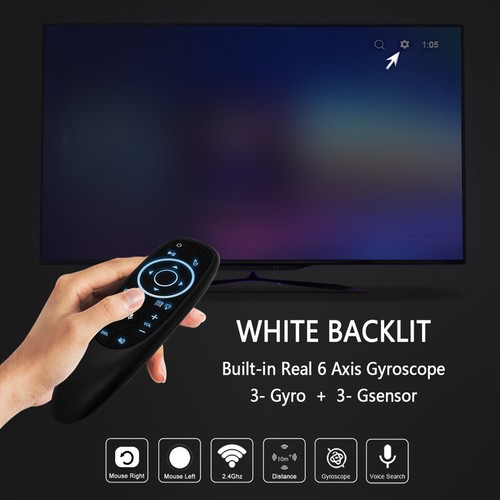 Smart Voice Remote Control 2.4G Wireless Mouse Gyroscope Ir Learning For G10 MPF - Picture 9 of 22
