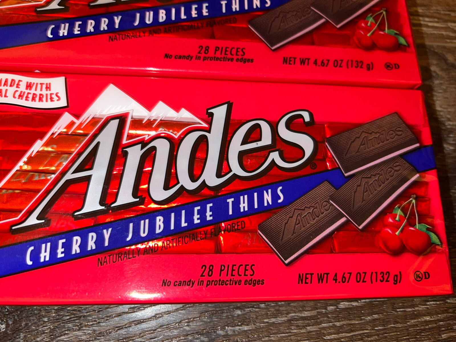 Andes Cherry Jubilee Thins Candy 4.67 oz Each, 56 Pieces 12/2025 eBay