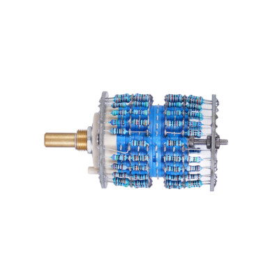 1PC 4Pole 24 Step Attenuator Volume Control Pot Log A 25K Mono Potentiometer 