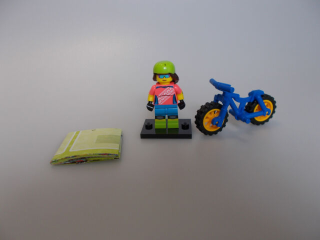 Lego® Minifguren Sammel Serie 19 Mountain Biker Minifigur mit BPZ-Platte Neu