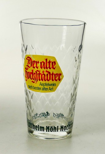 Der Alte Hochstädter Apfelwein Glas 0,25l Kelterei Gläser Äppelwoi Becher 1980 - Bild 2 von 7