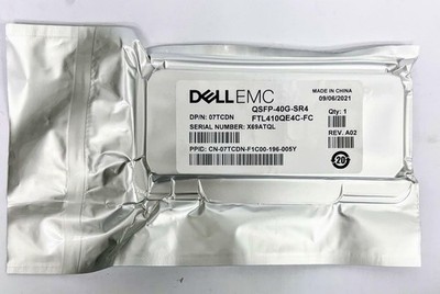 Dell EMC 07TCDN QSFP-40G-SR4 40Gb QSFP+ MPO MMF 850nm Transceiver OEM