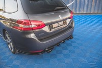 Maxton Design Diffusor Flaps V.2 Passend FüR Peugeot 308 SW Mk2 Schwarz Hochglan