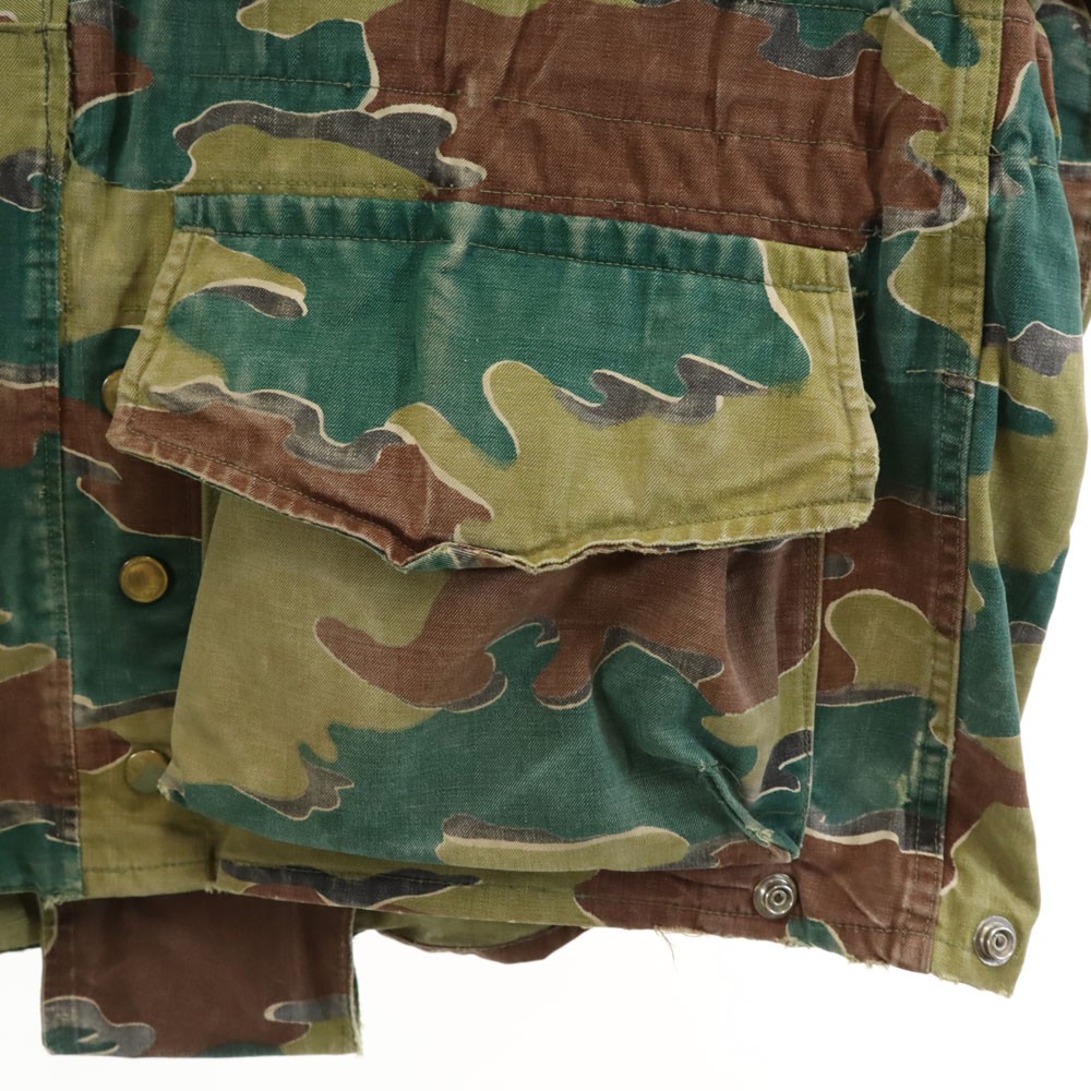 Used Belgium Army 50s Vintage Denison Smog Camouflage Pattern