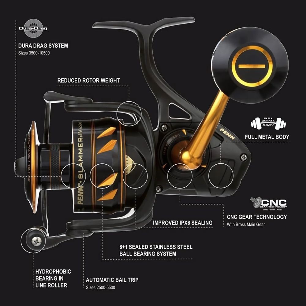 PENN Ultimate Spinning Reel SLAMMER IV 6500 | eBay