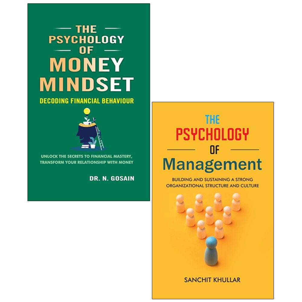 Psychology of Money Mindset,Psychology of Management 2 Books Collection Set