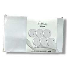 Siterlink GS517 Photoelectric Smoke Alarm (6 PIECES) New In Box