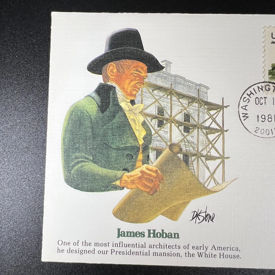 1981 James Hoban, Architect, First Day Of Issue Stamp Covers - Set of 4 - Image 4 of 4