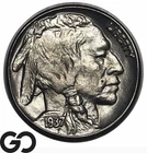 1937 Buffalo Nickel, Sharp Solid Gem BU++