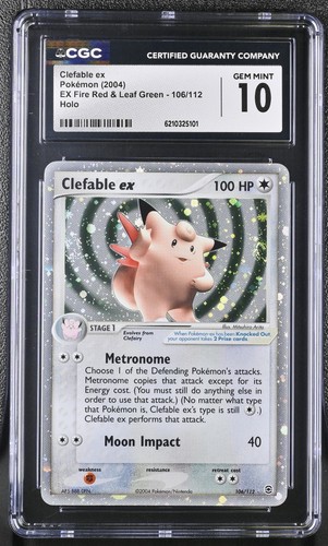 Clefable ex graded CGC 10 for sale on eBay