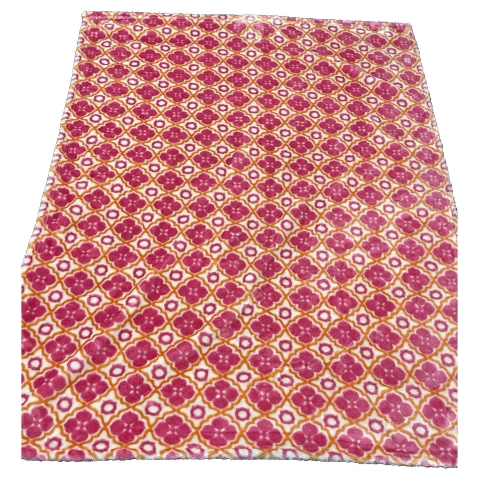 Manta polar Happy Chic bebé rosa naranja Jonathan Adler bebés R EE. UU. 30x41 Foto 2 de 4