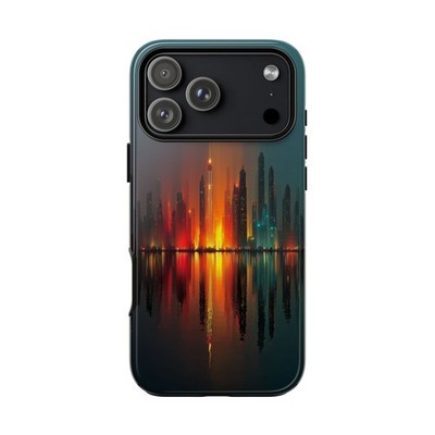 For iPhone / Galaxy / Pixel | Phone Ink Case - Skyline Glowing Horizon City