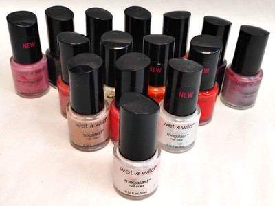 Wet n Wild MegaLast Nail Polish 0.30 fl oz New Various Shades You Pick Glossy