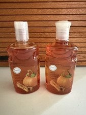 Bath  Body Works Sweet Cinnamon Pumpkin Shower Gel Body Wash Pleasures Lot 2