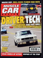 Muscle Car Review July 2011 Vintage NASCAR Special Illustrated Magazine