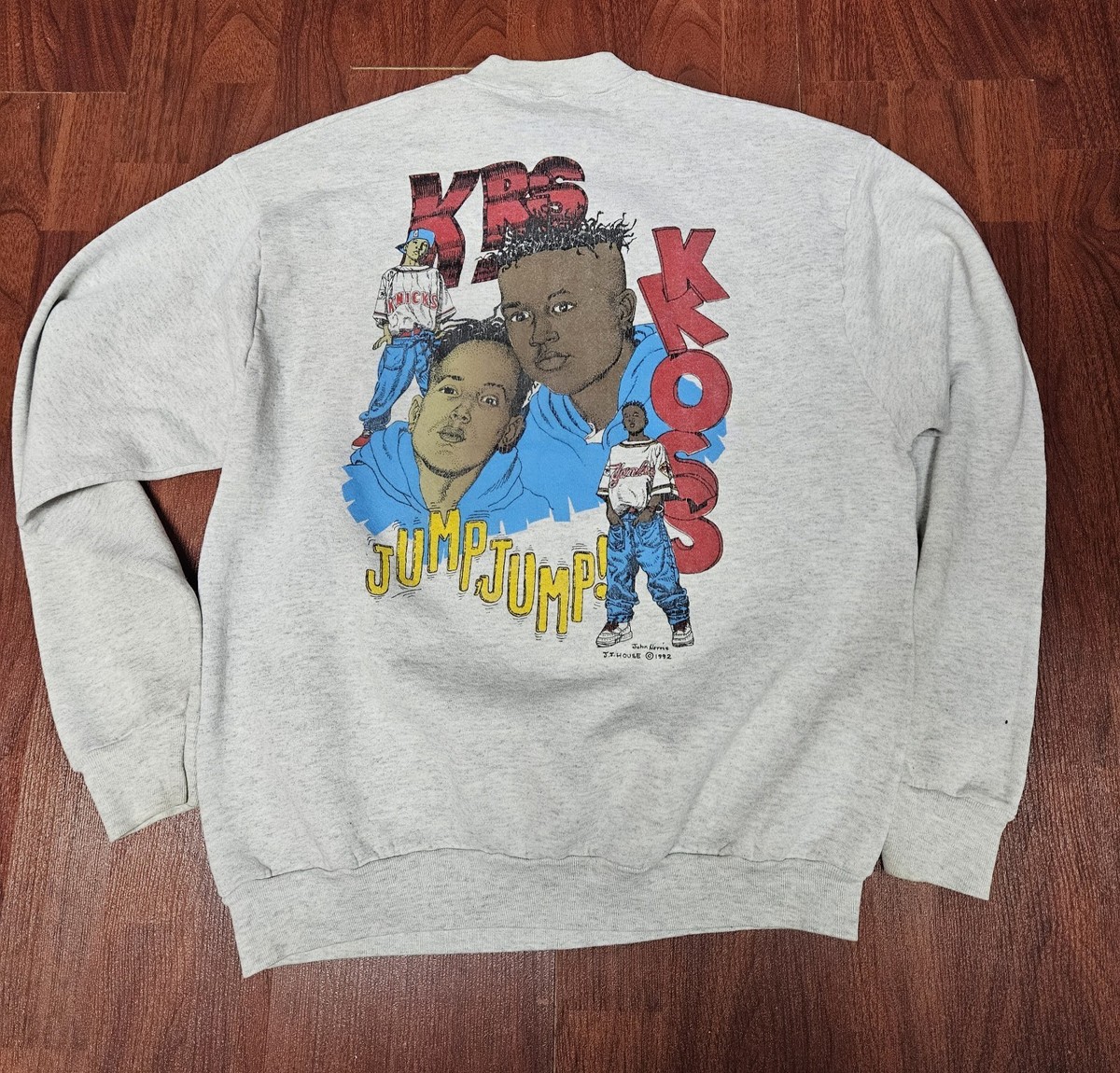 Vintage 90s Kriss Kross Rap Tee Shirt Yankees Knicks 1992 JJ House