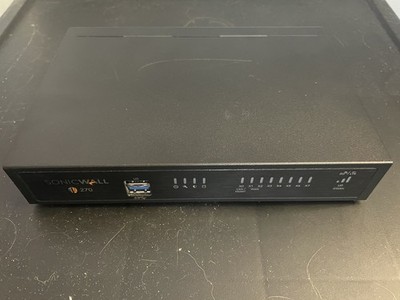 SonicWall TZ270 Firewall   Transfer Ready   Factory Reset   Tested   OEM Power