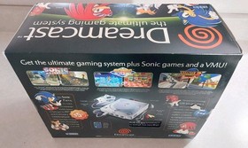 Sega Dreamcast Console + Memory Card & 4 Games - Near Mint