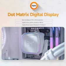 Iota L24 CPU Liquid Cooler Digital Display,240MM AIO Water CPU Cooler wi... 6