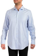 Hugo Boss Men's "Jason" Multi-Color Slim Fit Plaid Long Sleeve Dress Shirt