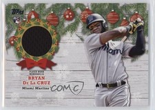 2022 Topps Holiday Mega Box Relics Bryan De La Cruz #WRC-BD 1j0t