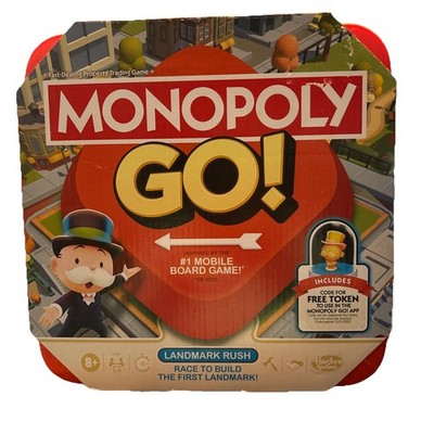 Monopoly GO! Board Game Inspired by the Popular Mobile Board Game 2-4 Players