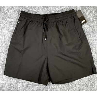 LCKR Jaxtyn Boy's Large Black Active Gym Shorts NWT