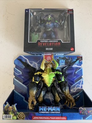 Lot Of 2 Master Of The Universe Netflix Masterverse He-Man & Skelegod