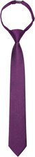 Boys Ties Solid Color Pre-Tied Kids Necktie for Age 8-12 Adjustable Woven Formal