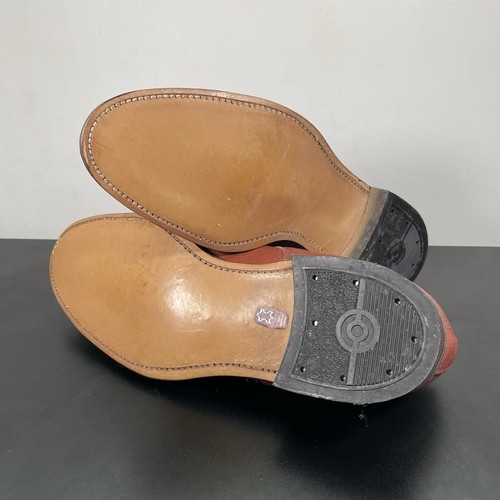 Goliath Safety Shoes Mens UK 12 Tan Leather Uppers Steel Toe Caps Workwear New - Picture 8 of 12