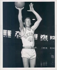 1953 Press Photo Denver CO Basketball Forward Richard Rapp - rkf13845