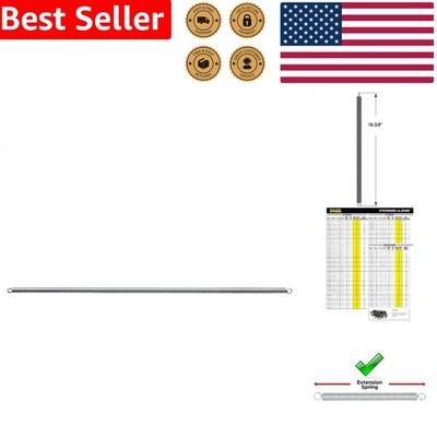 Durable Screen Door Closer Spring, Steel, Nickel Finish, 5/16