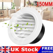 Ceiling Mountable Air Vent Grille Cover with Anti Fly Net Easy Installation UK
