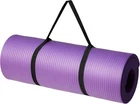 Amazon Basics 1/2 Inch Extra Thick Exercise Yoga Mat with Carrying Strap Purple
